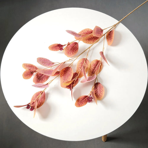Artificial silk eucalyptus leaf branches for floral decoration - vue 13 sur 17