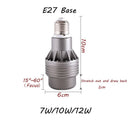 Dimmable LED spotlight with adjustable angle for indoor lighting