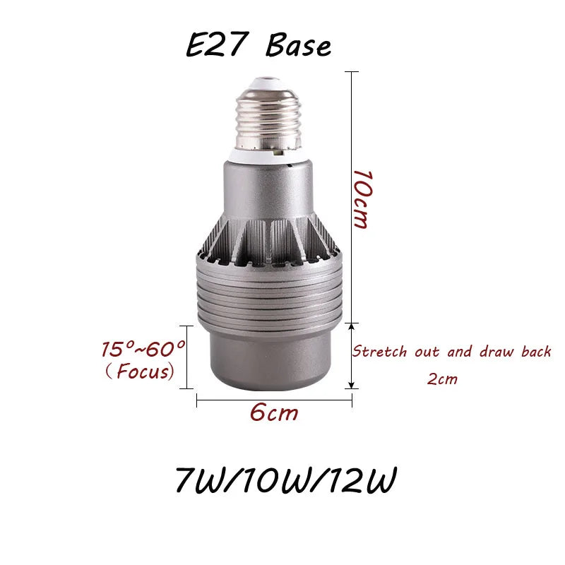 Dimmable LED spotlight with adjustable angle for indoor lighting - vue 6 sur 8