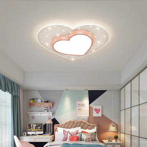 Starry sky ceiling light for children's bedroom nordic warm decor - vue 6 sur 12