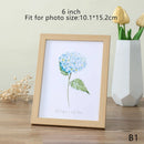 Hanging wooden photo frame for decoration and gifts