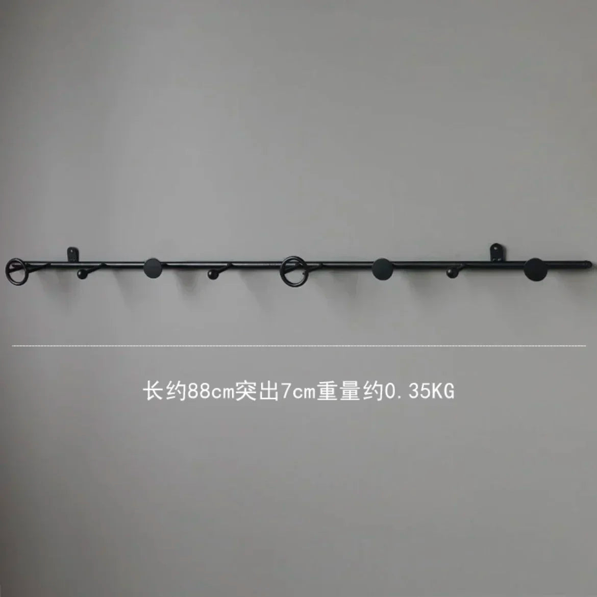 Nordic luxury decorative wall mounted clothes and hat rack - vue 18 sur 18
