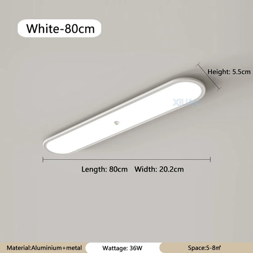 Modern round ceiling light with PIR motion sensor - vue 10 sur 18