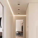 Square dimmable recessed LED spotlights for hotel office home
