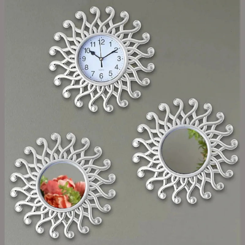 elegant vintage decorative clocks in antique gold frame