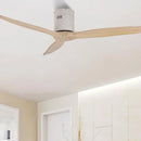 Silent nordic log ceiling lamp with energy saving for interiors