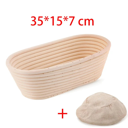 Handmade natural rattan bread proofing basket for sourdough fermentation - vue 17 sur 21