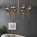 Modern nordic chandelier with elegant design for ambient lighting