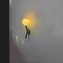 Coloured glass Chinese style wall light for indoor and balcony