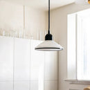Nordic glass chandelier with vintage LED lighting