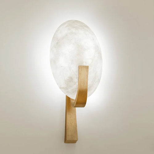 Nordic luxury copper and marble wall light - vue 4 sur 8