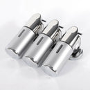 set of 3 wall-mounted liquid soap dispensers