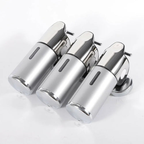 set of 3 wall-mounted liquid soap dispensers - vue 5 sur 7