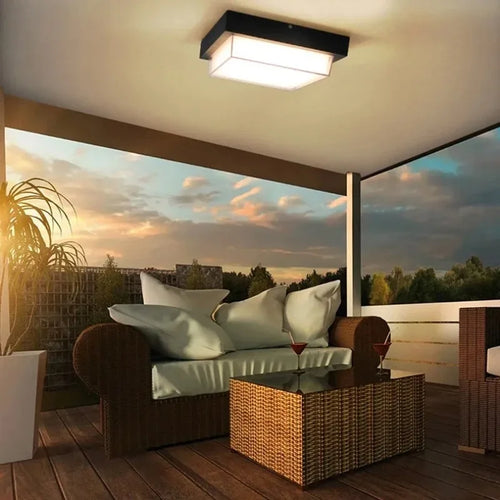 Waterproof ceiling light for garden, courtyard, balcony and outdoor decor - vue 6 sur 7