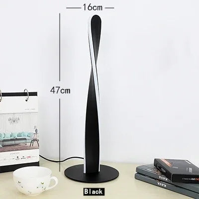 Creative rotating floor lamp with super bright LED lighting