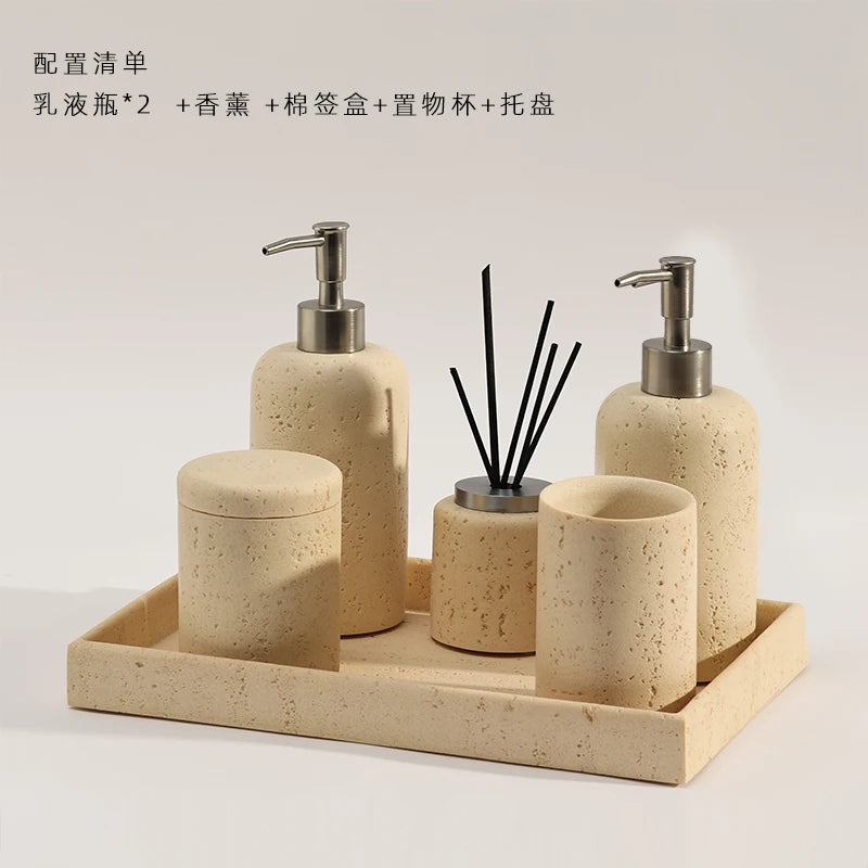 luxury disinfectant bottle and bathroom accessories - vue 15 sur 19