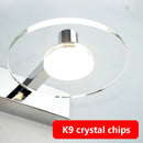 Waterproof anti-fog acrylic LED mirror wall light