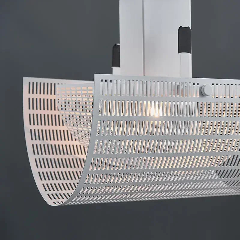 Nordic design zebra stripe road sign pendant light for creative decor - vue 4 sur 8