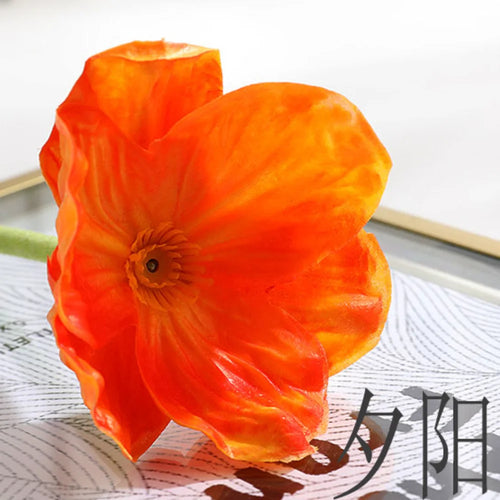 Artificial poppy flower for wedding and interior decoration - vue 12 sur 14