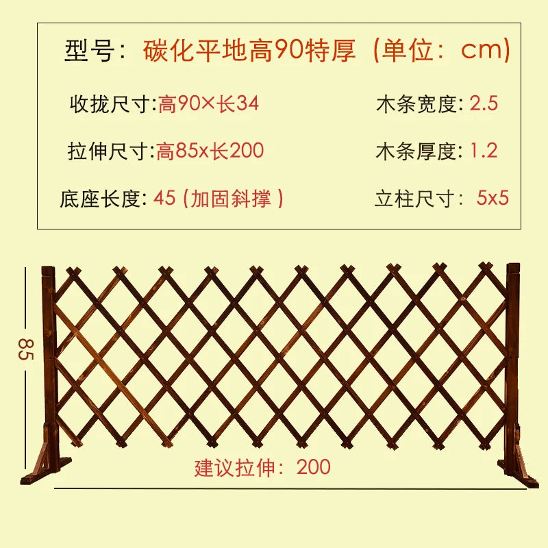 solid wood fence for garden and pets - vue 9 sur 22
