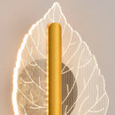 Leaf-shaped LED wall light for creative lighting