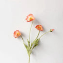 Artificial poppy flower bouquet for home, garden, and party decoration