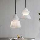 Modern pendant light in natural marble and copper with elegant design