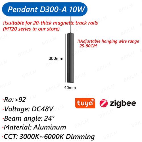 suspension zigbee3.0 intelligente avec lumière led moderne et connectivité - vue 19 sur 27