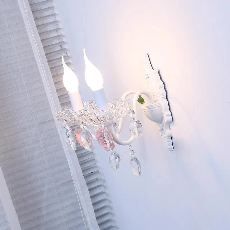 Korean style crystal wall light for decorative lighting - vue 3 sur 16