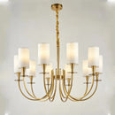 Nordic American rural copper chandelier