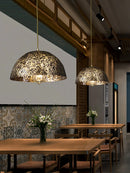 Chinese decorative copper chandelier for a zen atmosphere