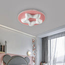 Nordic recessed LED star ceiling light for children