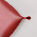 Leather storage box for keys and cosmetics