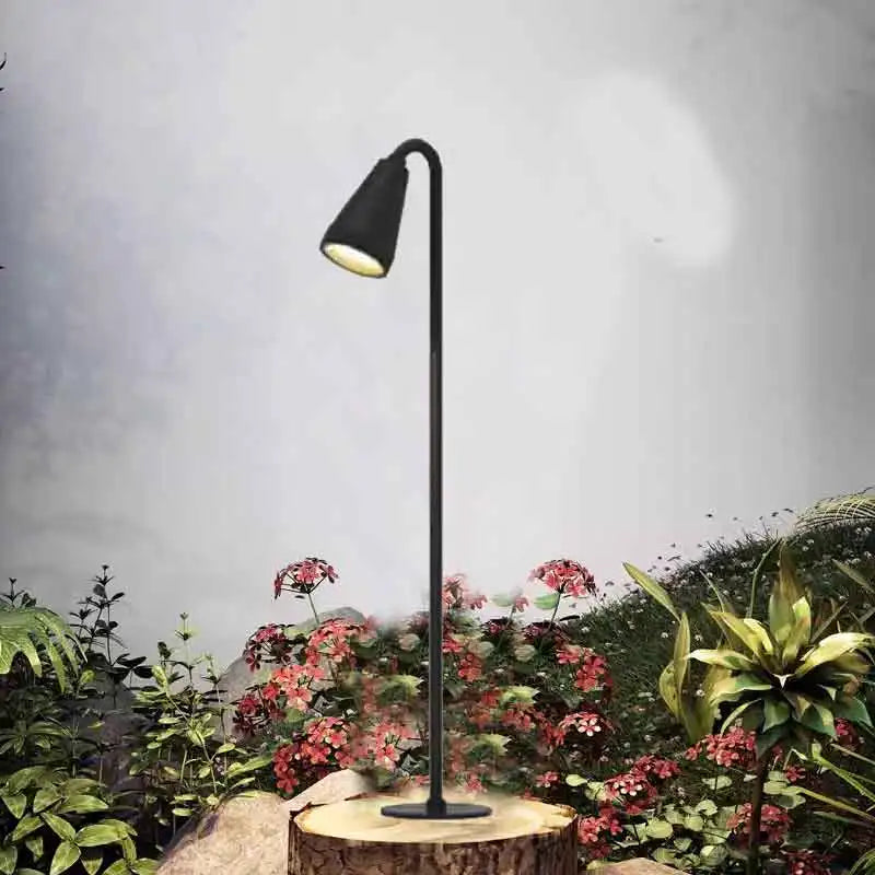 Waterproof outdoor lamp for garden and flower landscapes