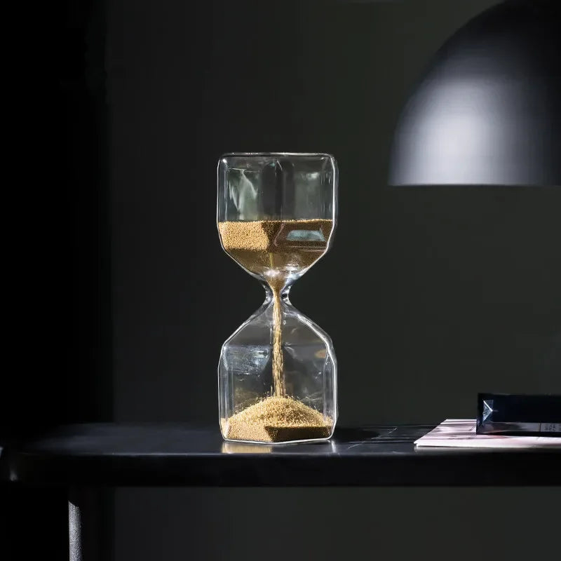 New Creative Personalized Hourglass, Non Timed Home Decoration, Office Decor in Study Room, Premium Christmas Gift Sand Clock - vue 4 sur 9