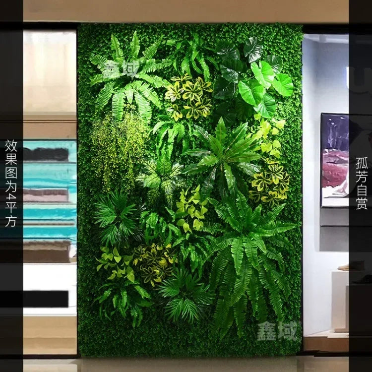 Artificial plant wall for outdoor decoration and landscaping - vue 8 sur 30