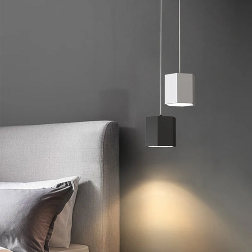 Modern nordic minimalist creative wrought iron chandelier - vue 5 sur 9