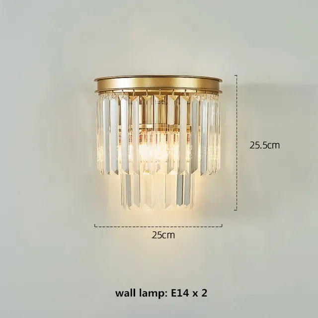 Modern crystal chandelier nordic vintage style for elegant interiors - vue 20 sur 21