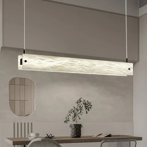 Imitation marble pendant light ideal for bar or restaurant - vue 2 sur 8