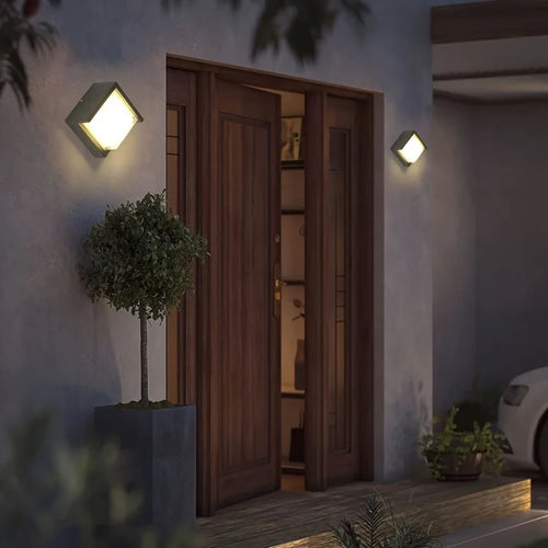 applique murale extérieure étanche à led pour jardin - vue 3 sur 6