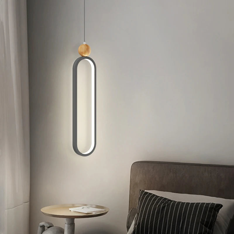 Modern minimalist Nordic chandelier for restaurant and bar - vue 4 sur 11