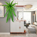 Decorative artificial wall plants with vine and fern leaves