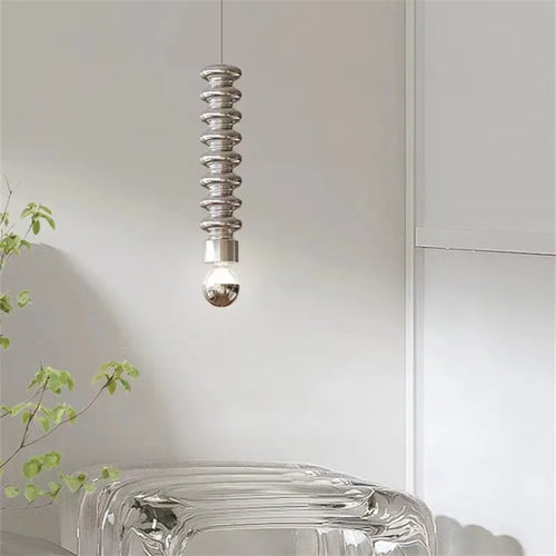 Colourful Nordic pendant light French style warm decorative ambiance - vue 4 sur 9