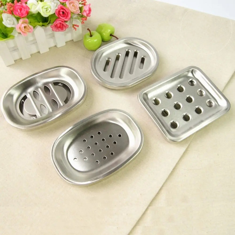 double layer stainless steel soap dish for durable storage