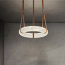 Luxury circular marble LED pendant chandelier