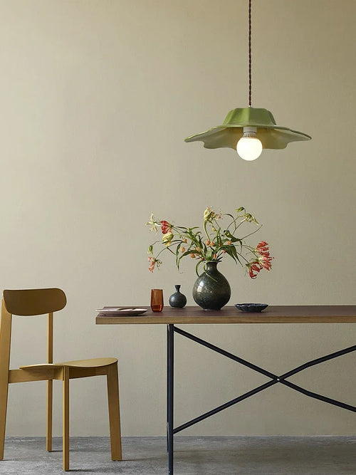 Modern wabi-sabi chandelier for a unique and elegant interior - vue 3 sur 8