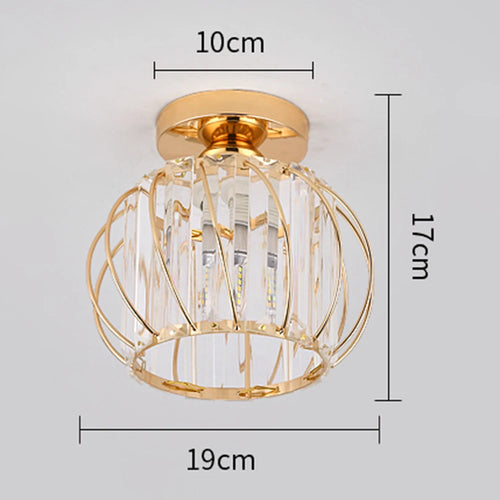 Modern crystal ceiling light for an elegant and creative atmosphere - vue 9 sur 8