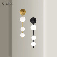 Modern glass wall light with luxurious design for elegant interiors