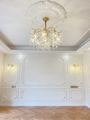 French retro crystal chandelier American style for a romantic atmosphere