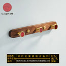 creative walnut wood hook for wall organization